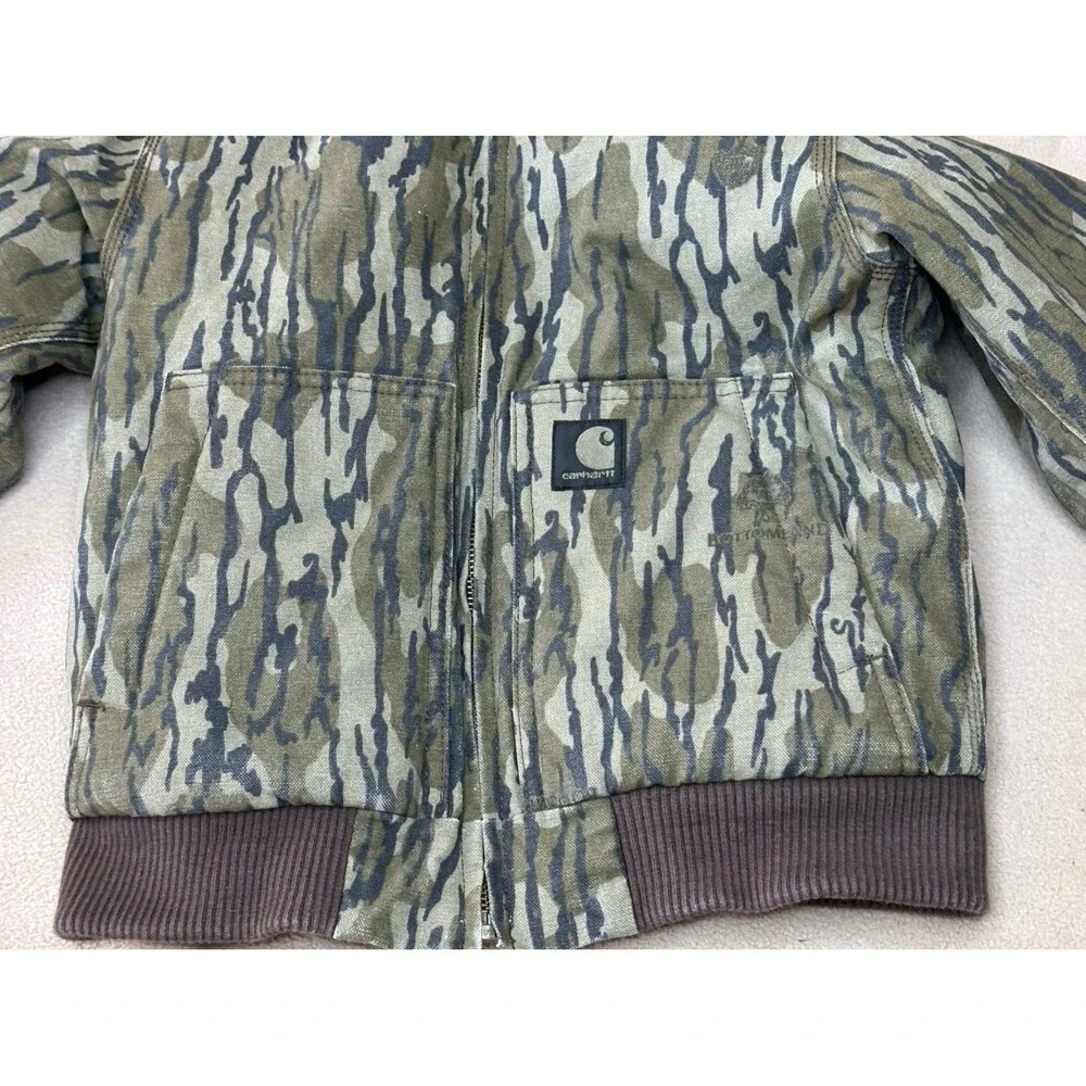 Carhartt OJ8569-B Jacket Youth Size XS Camo Mossy Oak Canvas Workwear